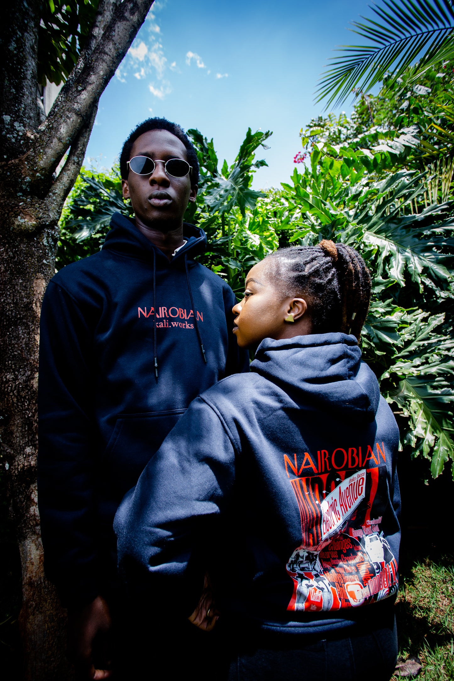 The Nairobian Electric Avenue Hoodie (Dark Navy)