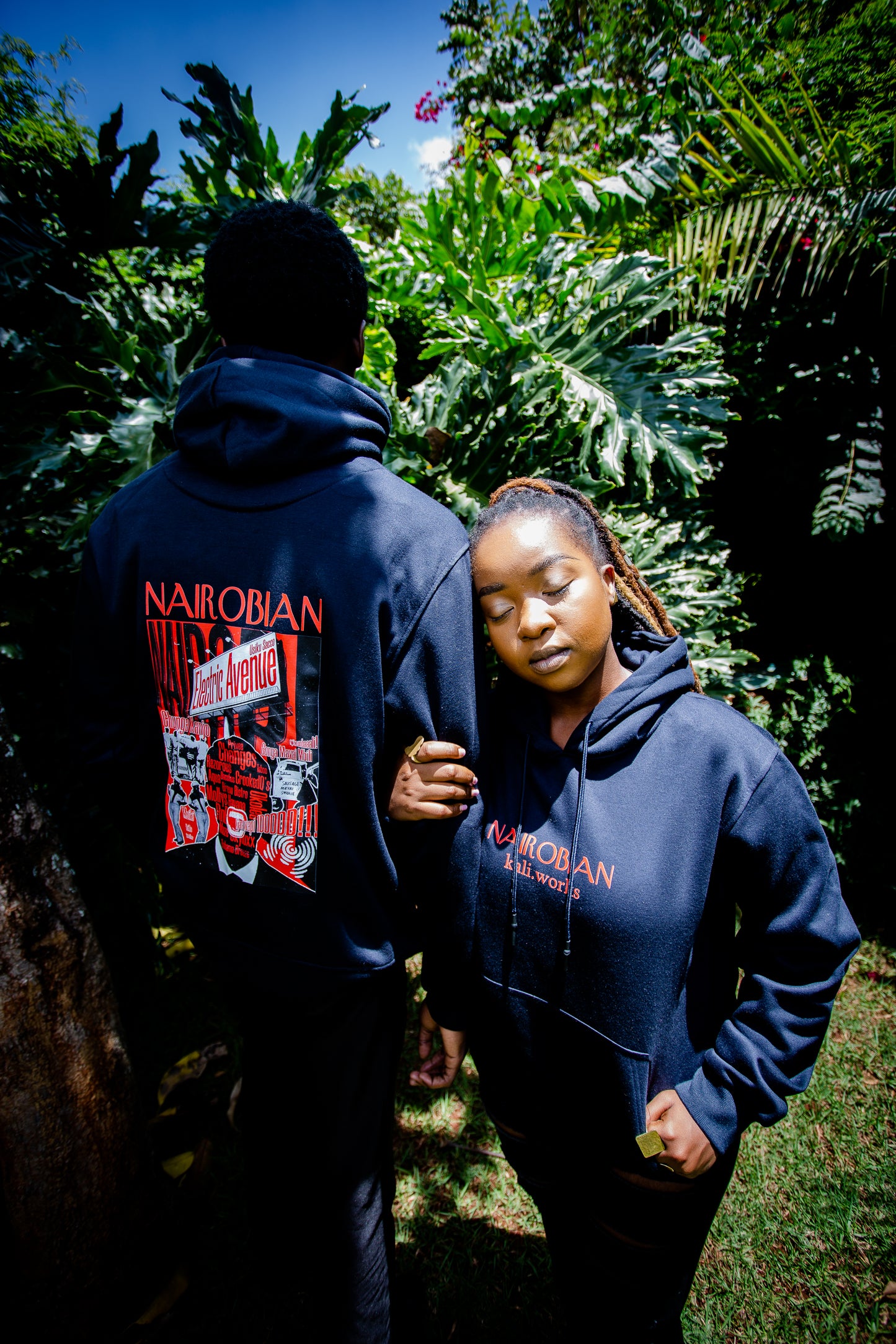 The Nairobian Electric Avenue Hoodie (Dark Navy)