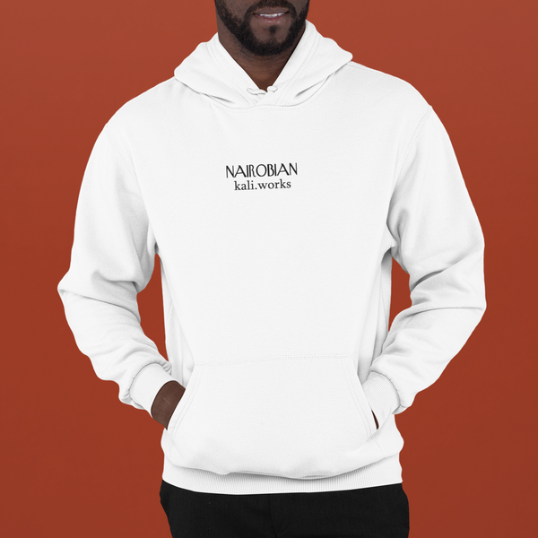 The Nairobian Ramani Hoodie (White)